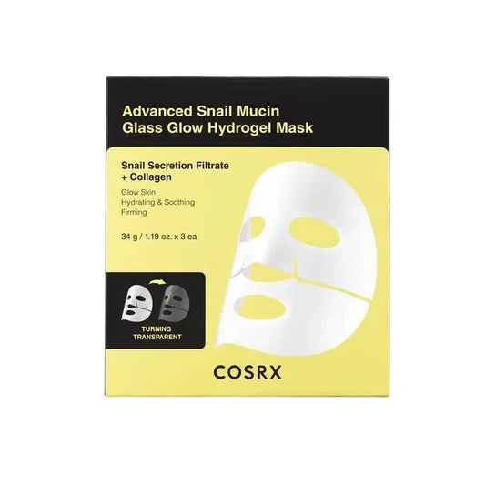 COSRX - Advanced Snail Mucin Glass Glow Hydrogel Mask Set - GLOWSED