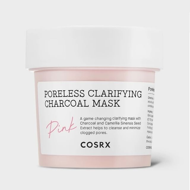 COSRX - Poreless Clarifying Charcoal Mask Pink - GLOWSED