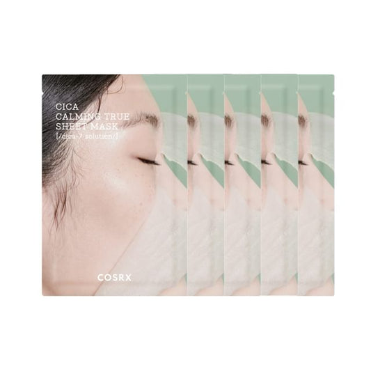 COSRX - Pure Fit Cica Calming True Sheet Mask Bundle Set - GLOWSED