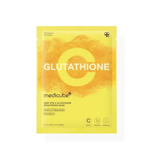 Medicube - Deep Vita C Glutathione Brightening Mask - GLOWSED