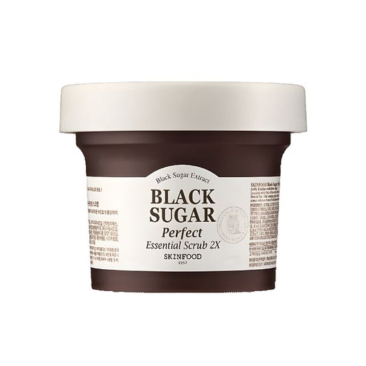SKINFOOD - Black Sugar Perfect Essential Scrub 2X - GLOWSED