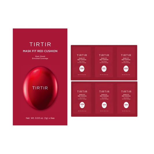 TIRTIR - Mask Fit Red Cushion 6 Shade Trial Kit - 5 Colors - GLOWSED